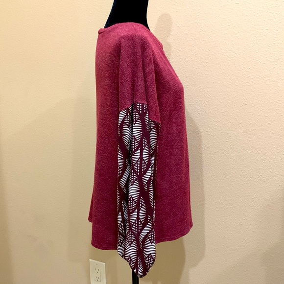 👚 Mixed Material shirt 👚 - Picture 2 of 5